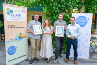 Gewinner bei der Preisverleihung für KLAR! Manager und KLAR! Projekt des Jahres 2023