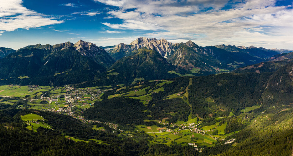 Blick auf Gemeinde