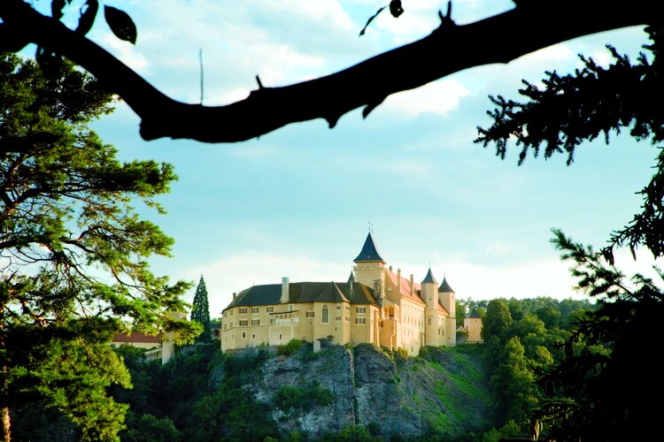 Blick auf Schloss Rosenburg